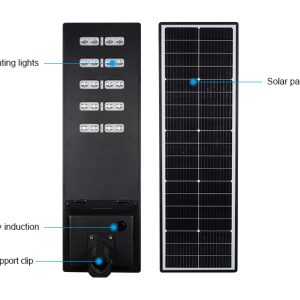 200 Lm/W Smart Solar LED Street Lights 50W Solar Powered Outdoor Luminaire