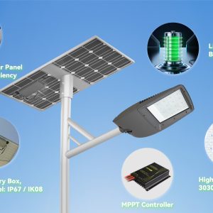 Split Solar P Street Light Outdoor Lighting Solar Street Lamp MPPT 5 year warranty
